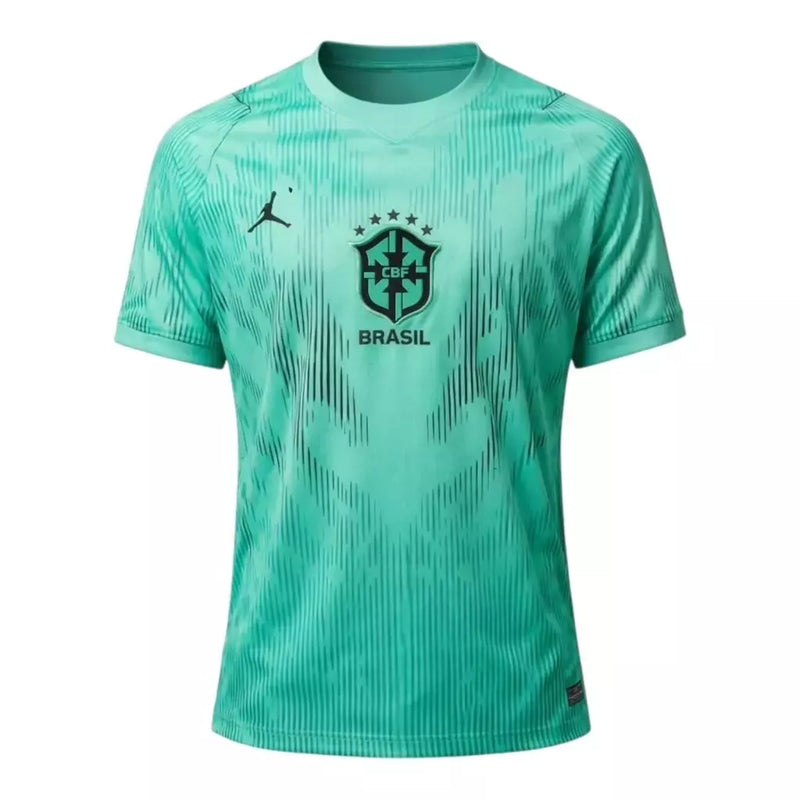 Camisa Seleção Brasileira Goleiro III 26/27 - Torcedor Jordan Masculina - Verde