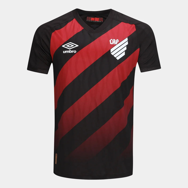 Camisa Athletico Paranaense I 26/27 s/n Jogador Umbro Masculina - Preto+Vermelho